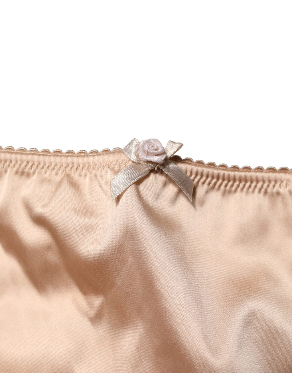 Dolce & Gabbana | Beige Silk Blend High Waist Girdle Panty Underwear