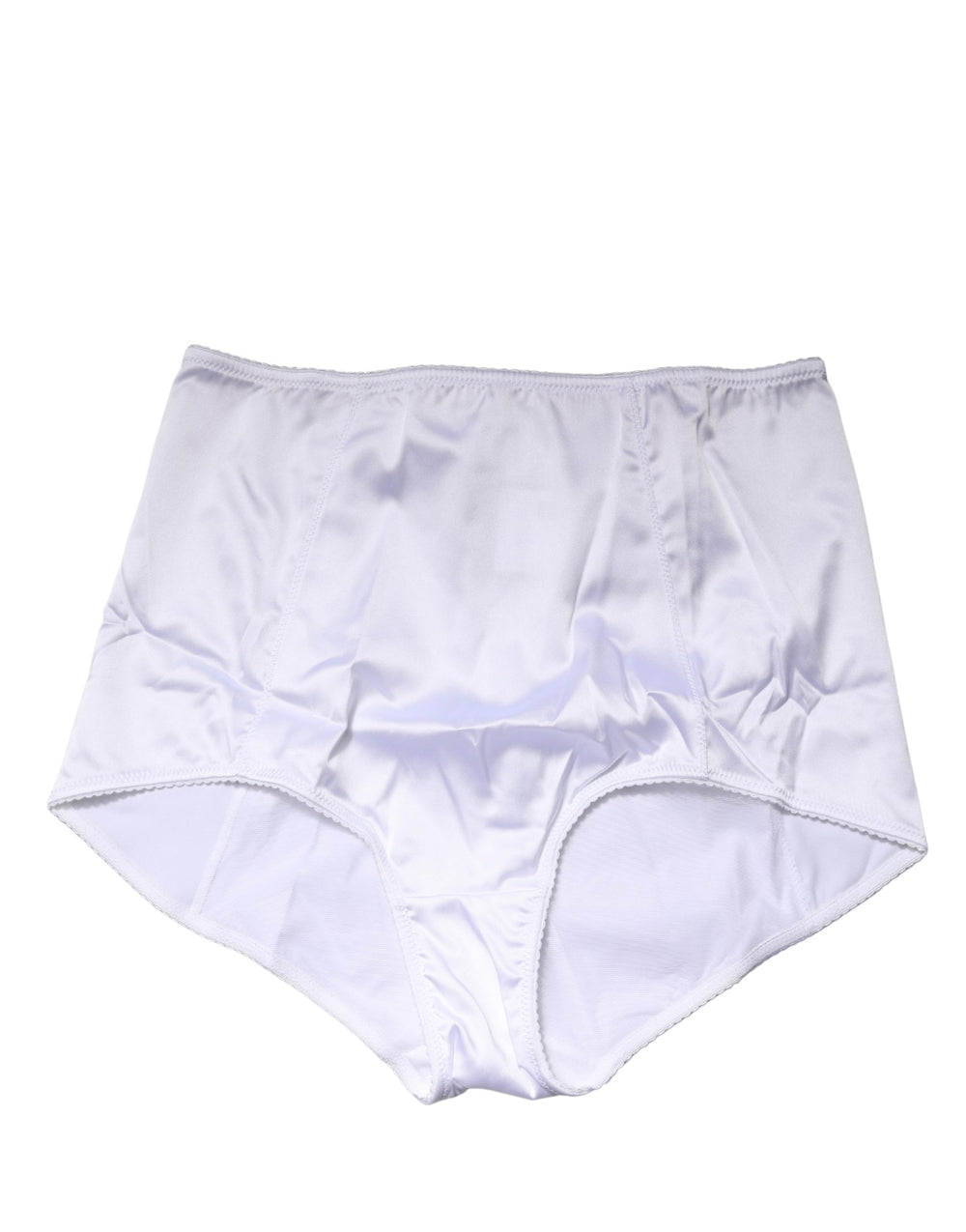 Dolce & Gabbana | White Silk Blend High Waist Girdle Panty Underwear