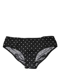 Dolce & Gabbana | Black Polka Dots Mid Waist Brief Panty Underwear