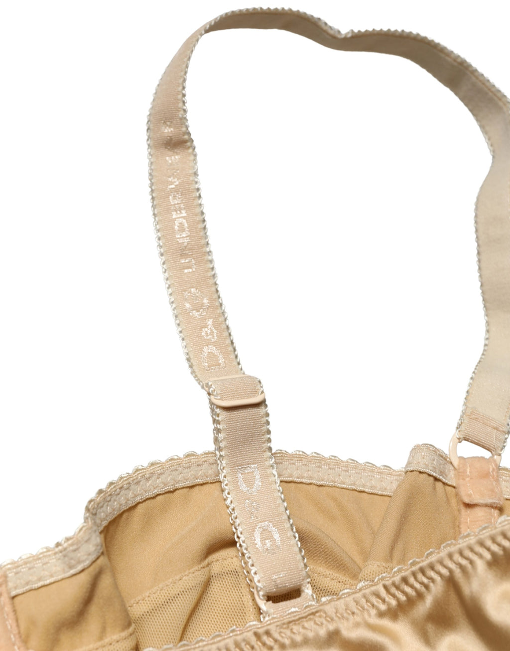 Dolce & Gabbana | Beige Semi-Pad Underwire Balconette Bra Underwear