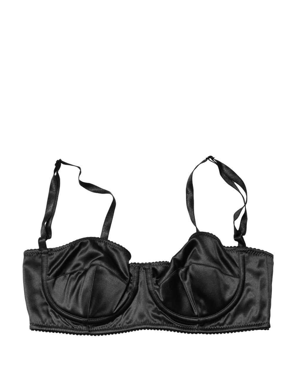 Dolce & Gabbana | Black Semi-Pad Underwire Balconette Bra Underwear