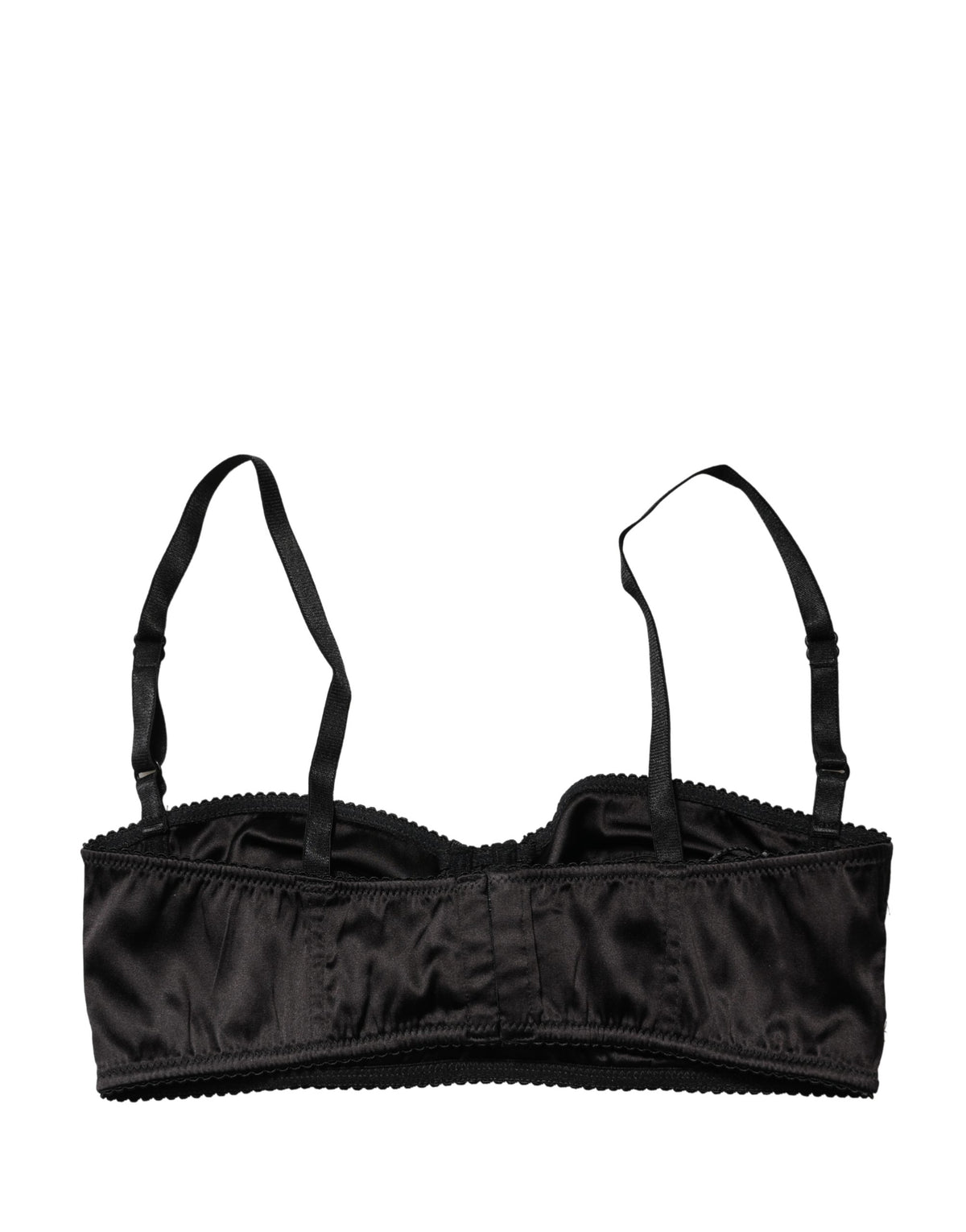 Dolce & Gabbana | Black Semi-Pad Underwire Balconette Bra Underwear