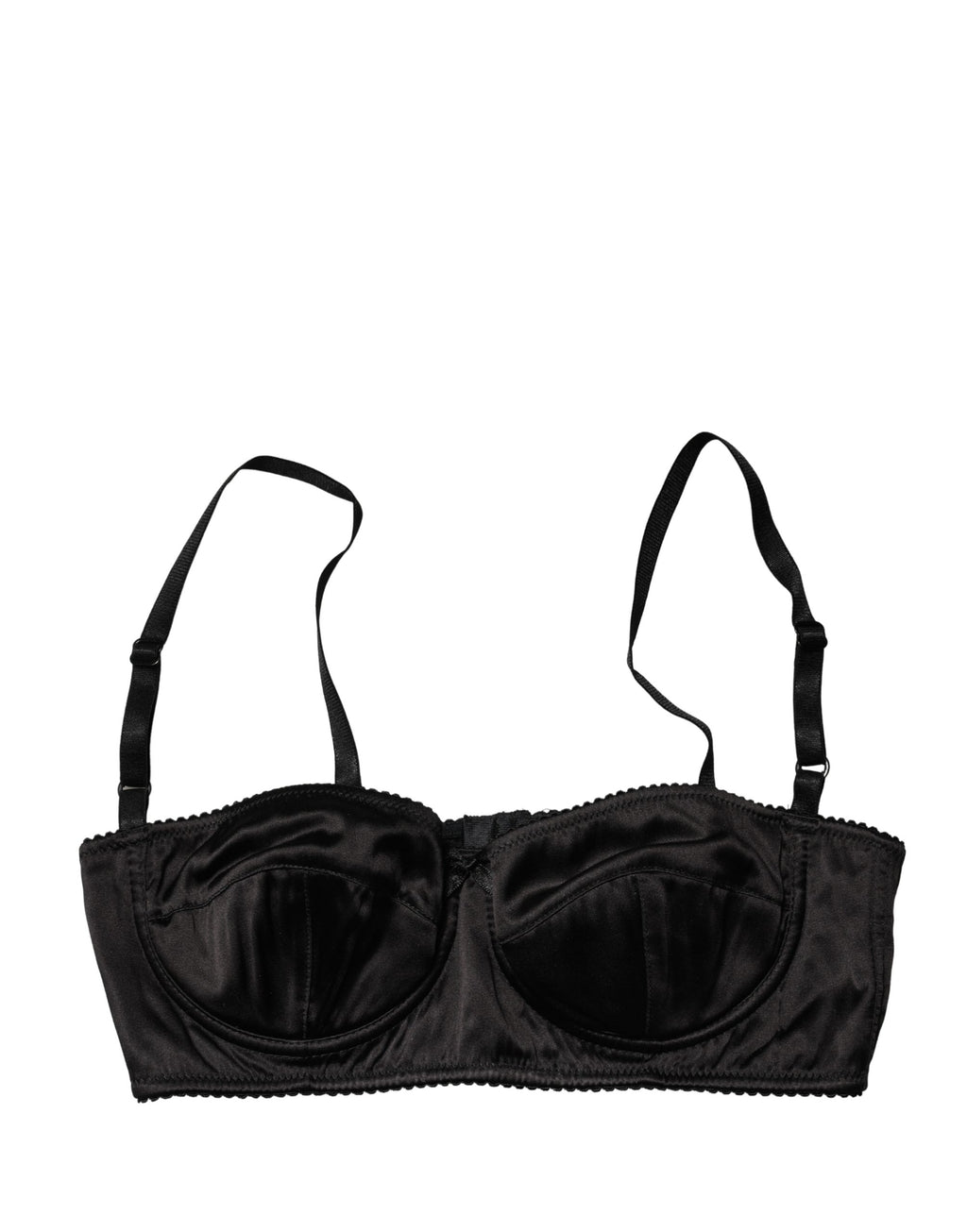 Dolce & Gabbana | Black Semi-Pad Underwire Balconette Bra Underwear