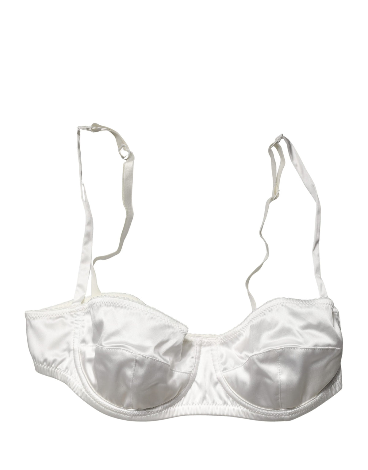 Dolce & Gabbana | White Semi-Pad Underwire Balconette Underwear