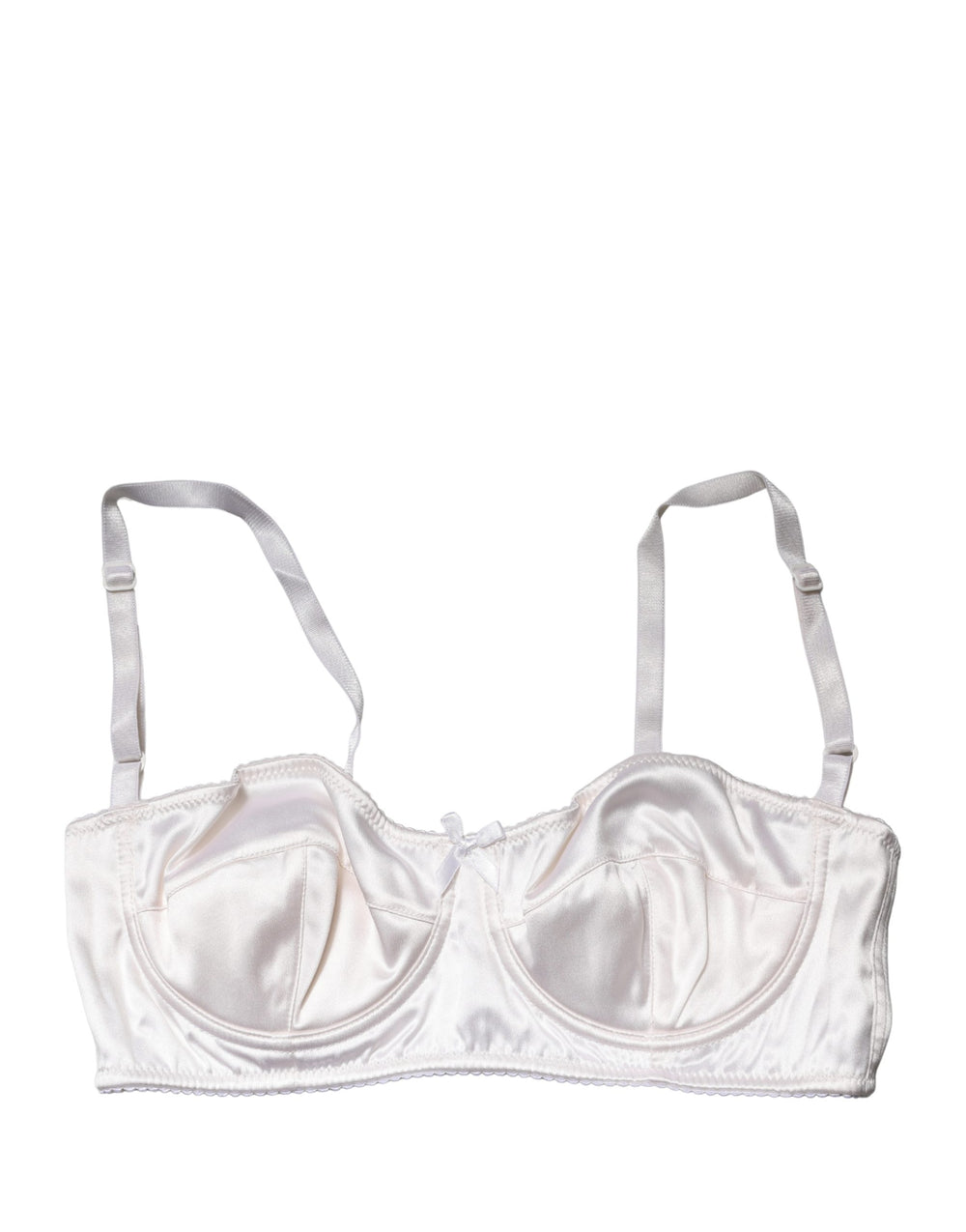 Dolce & Gabbana | White Semi-Pad Underwire Balconette Bra Underwear