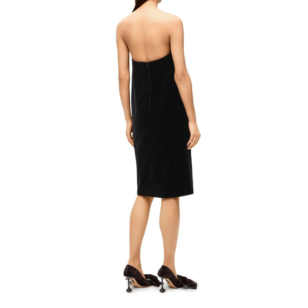 Loewe | Black Cotton Cocktail Dress