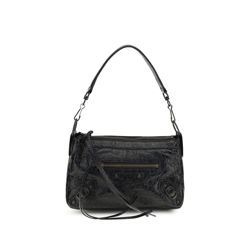 Balenciaga | Black Lamb Ovis Aries Shoulder Bag