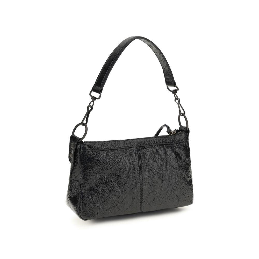 Balenciaga | Black Lamb Ovis Aries Shoulder Bag