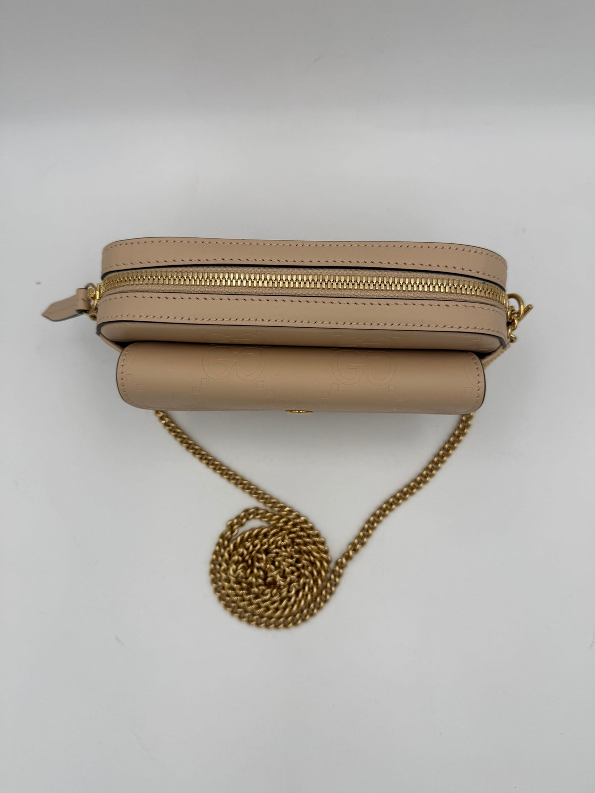 Gucci | GG Jumbo Beige with Front Pocket Shoulder Bag