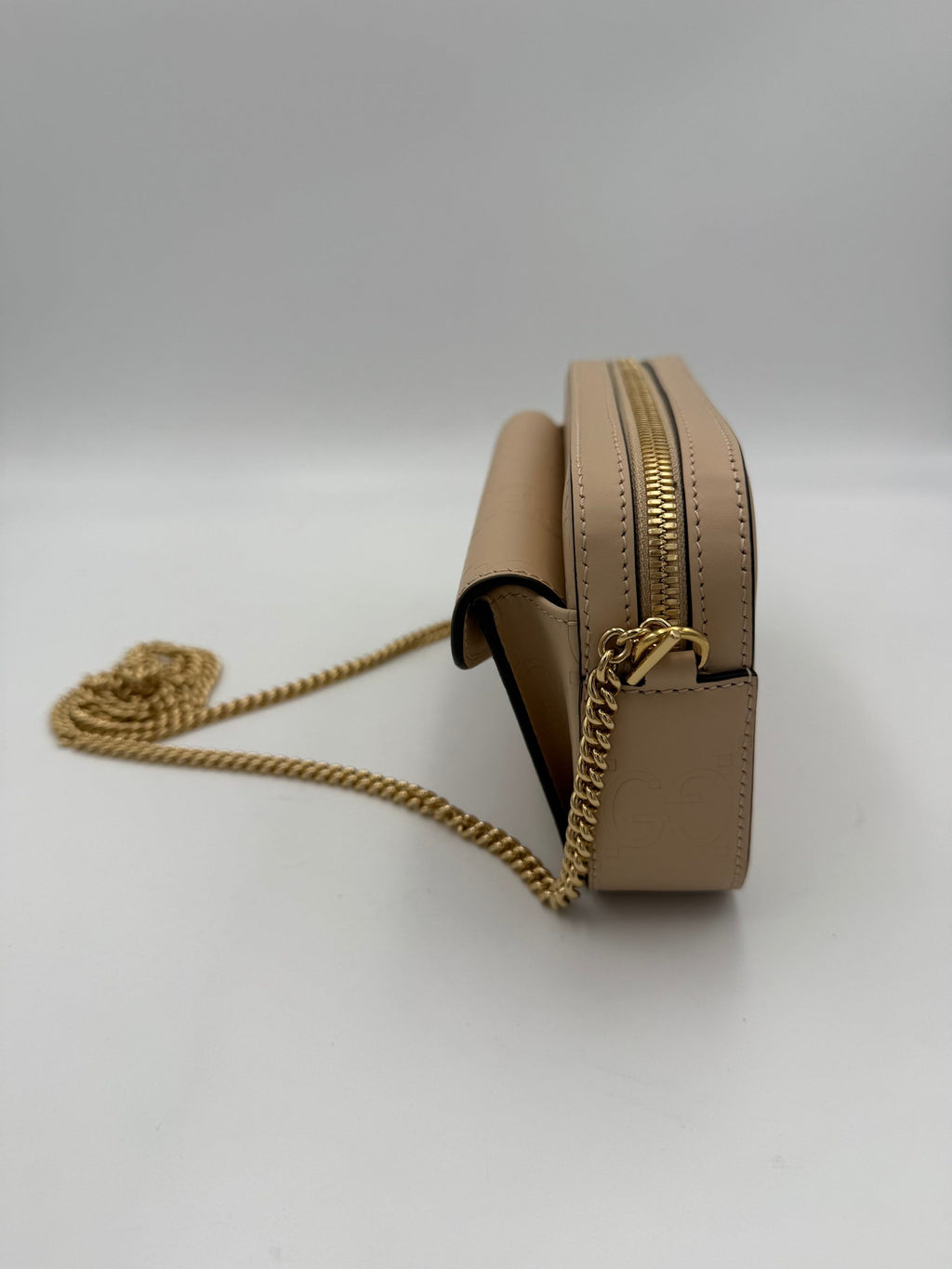 Gucci | GG Jumbo Beige with Front Pocket Shoulder Bag