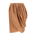 Chloé | Beige Cotton Midi Skirt