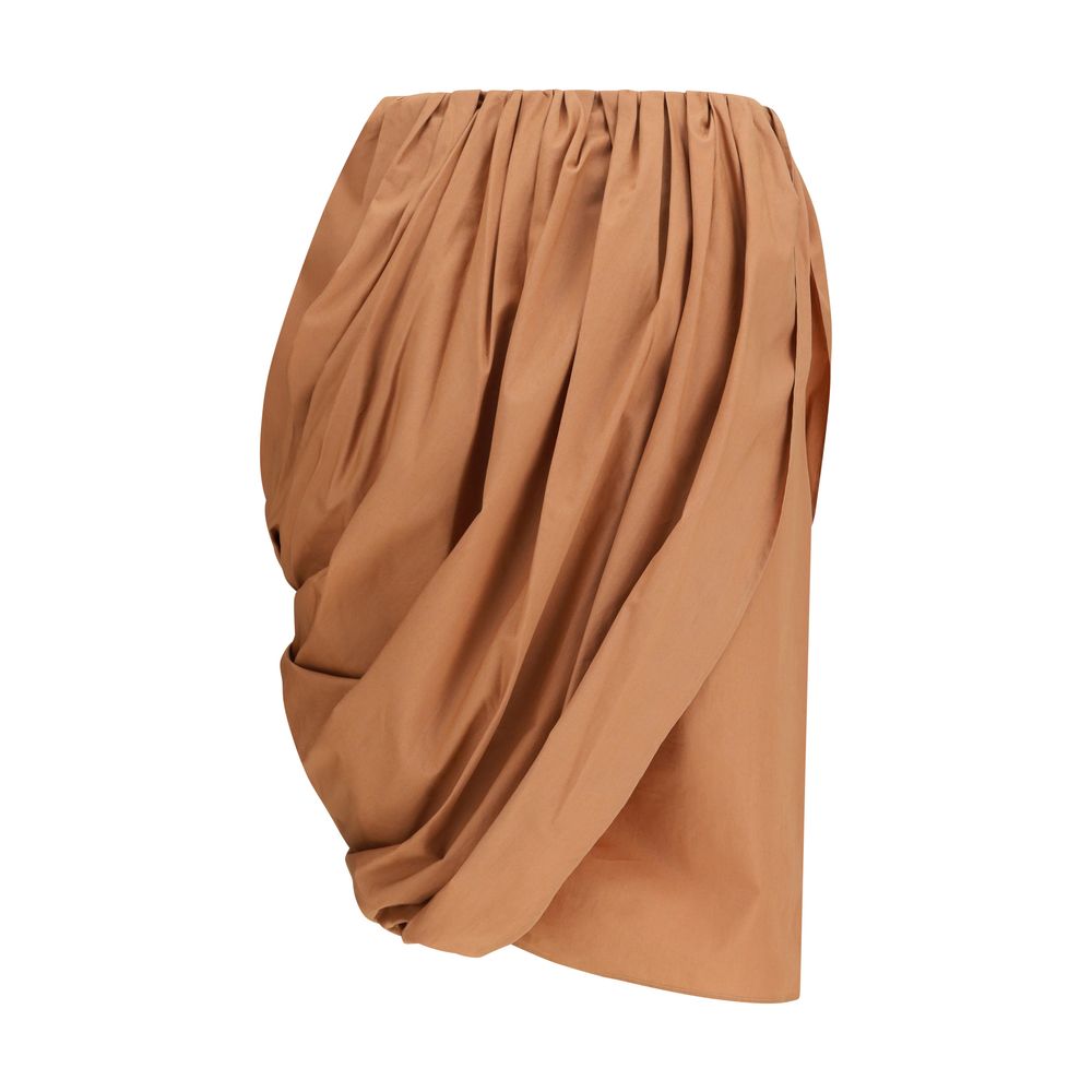 Chloé | Beige Cotton Midi Skirt