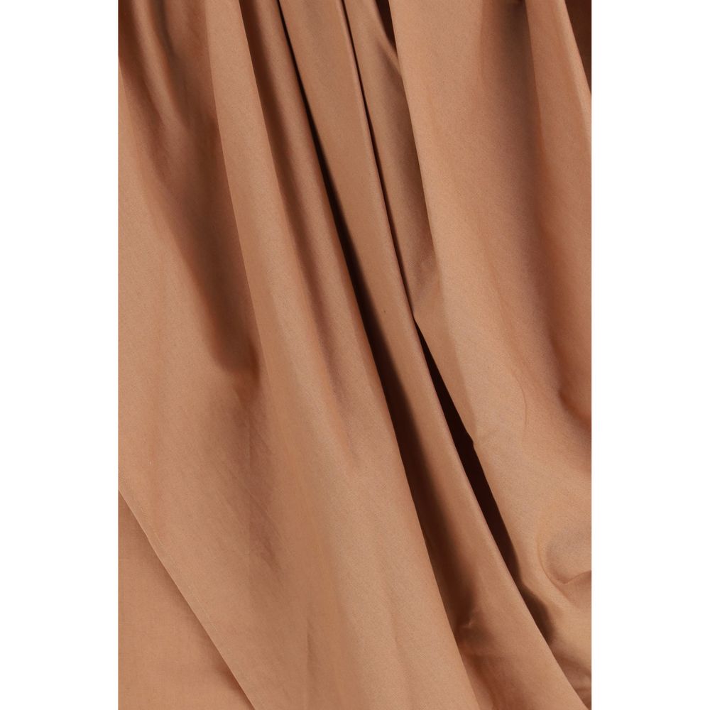 Chloé | Beige Cotton Midi Skirt