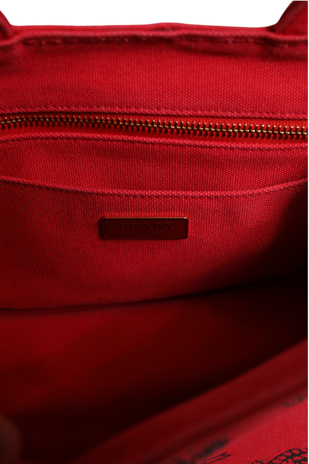 Prada | Canapa Mini Canvas Tote