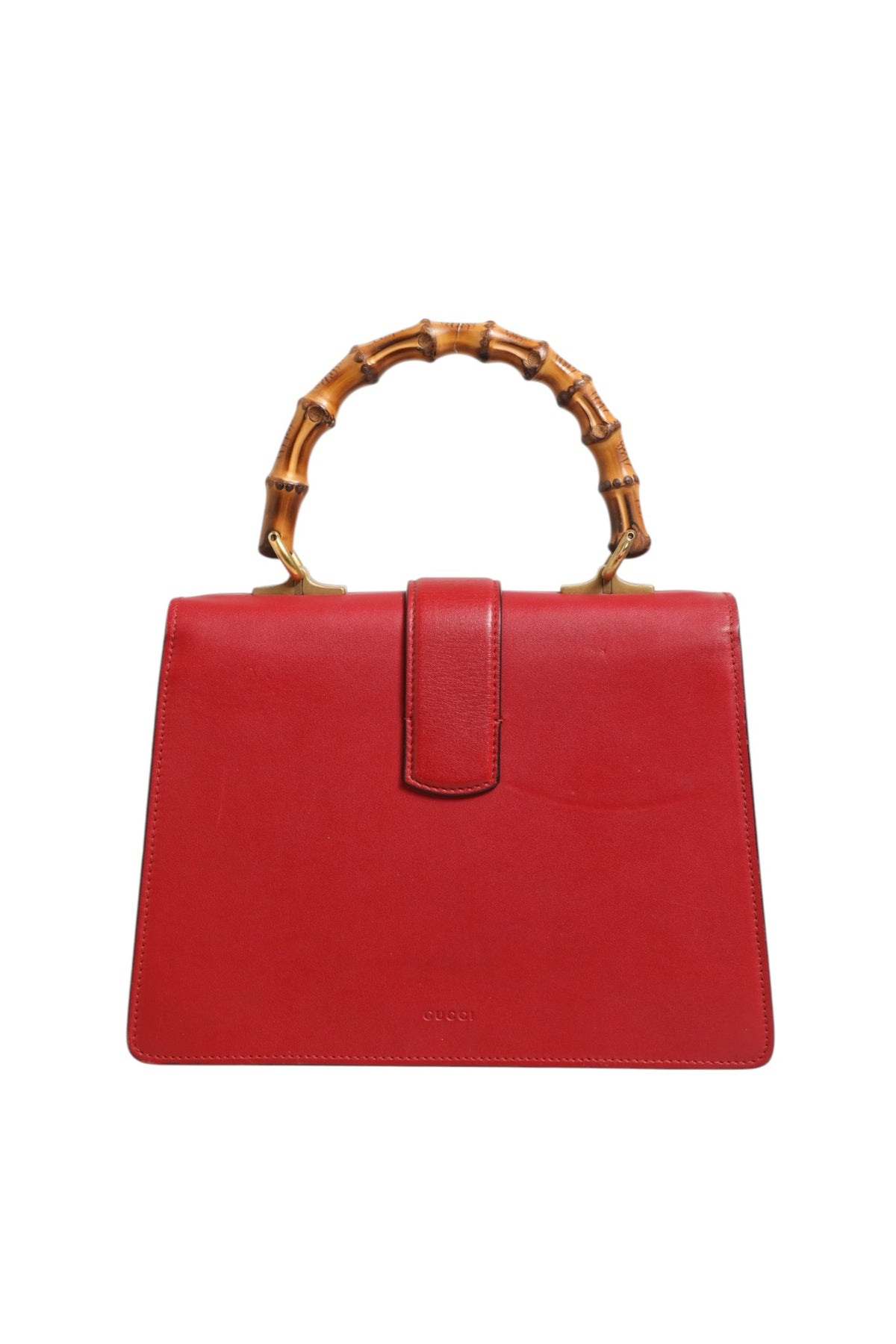 Gucci | Dionysus Bamboo Medium Top Handle Bag White Blue Red