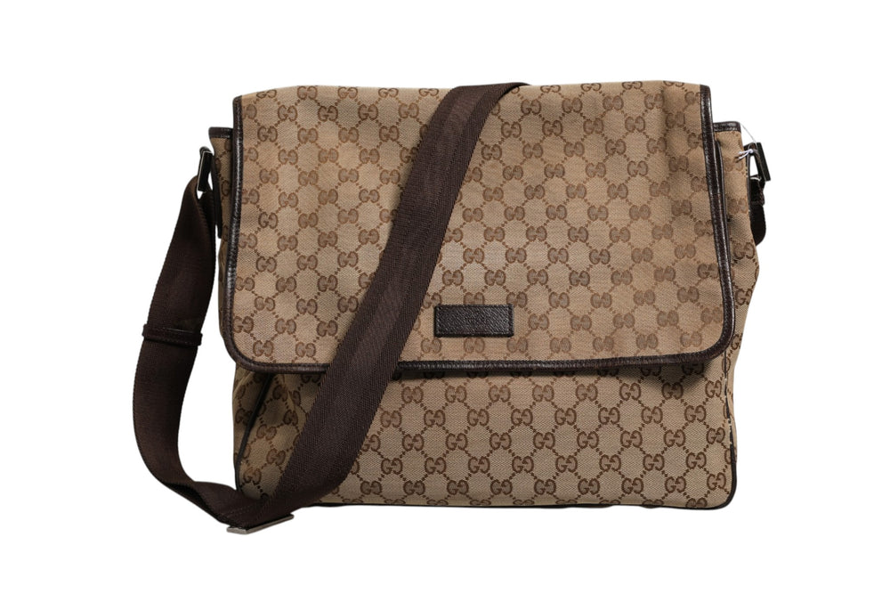 Gucci | GG Canvas Flap Messenger Bag