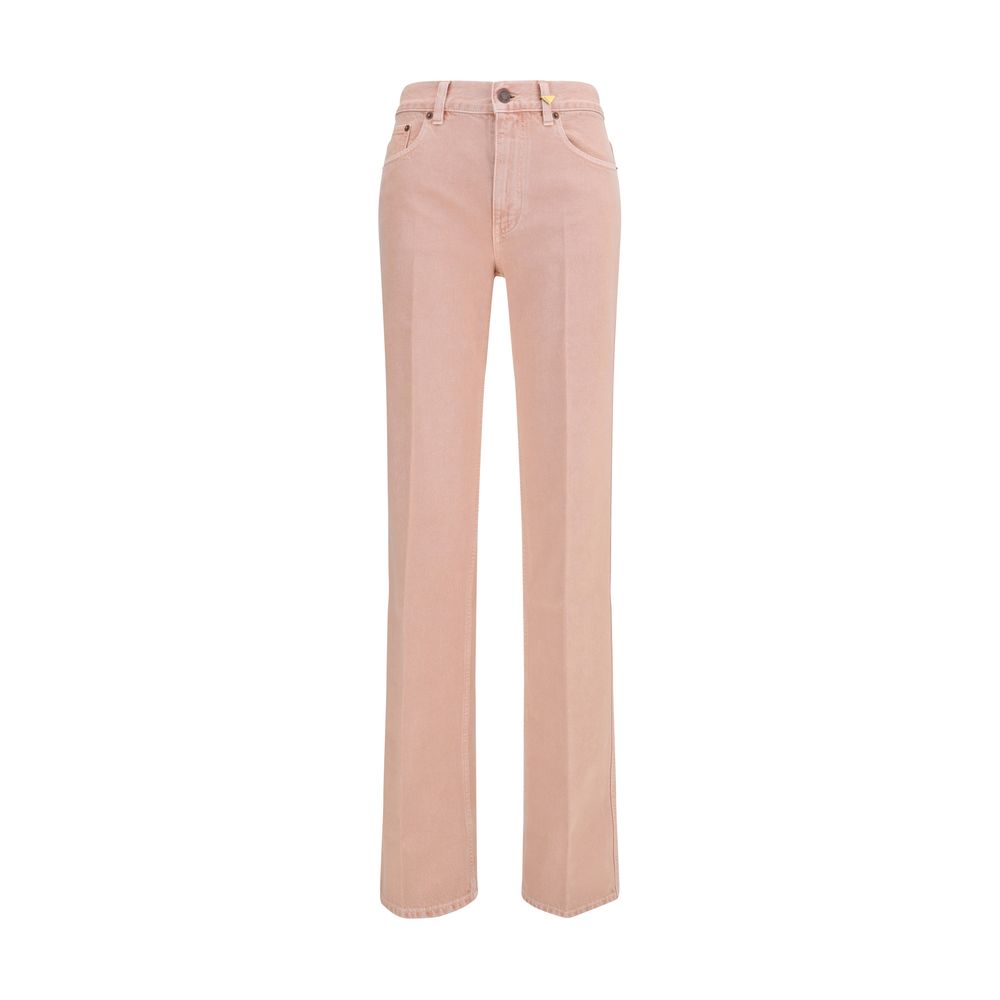 Chloé | Multicolor Cotton Straight-Leg Jeans