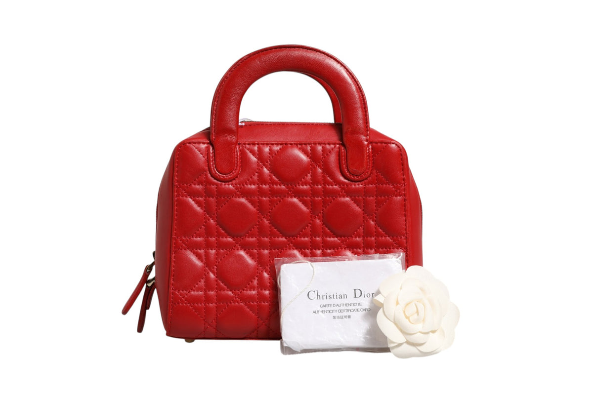 Christian Dior | Small Dior Toujours Bag Black Macrocannage Calfskin
