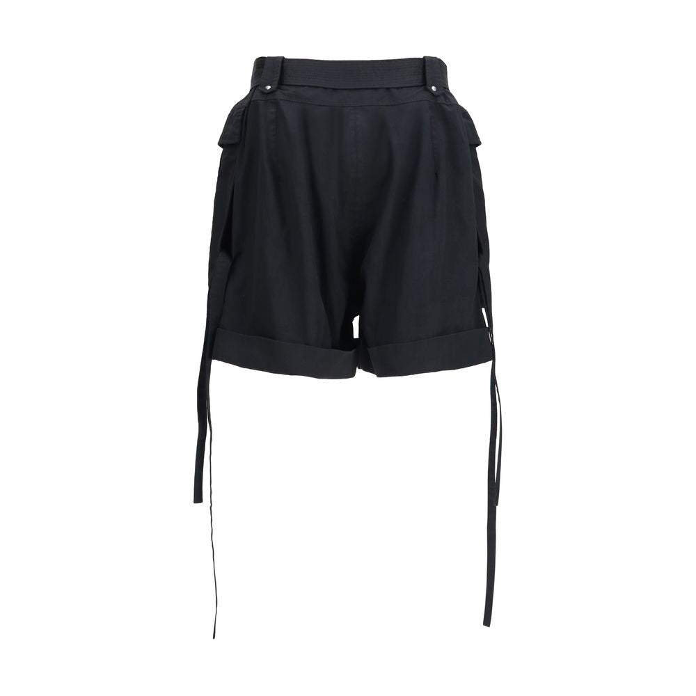 Alexander McQueen | Black Cotton Bermuda Shorts
