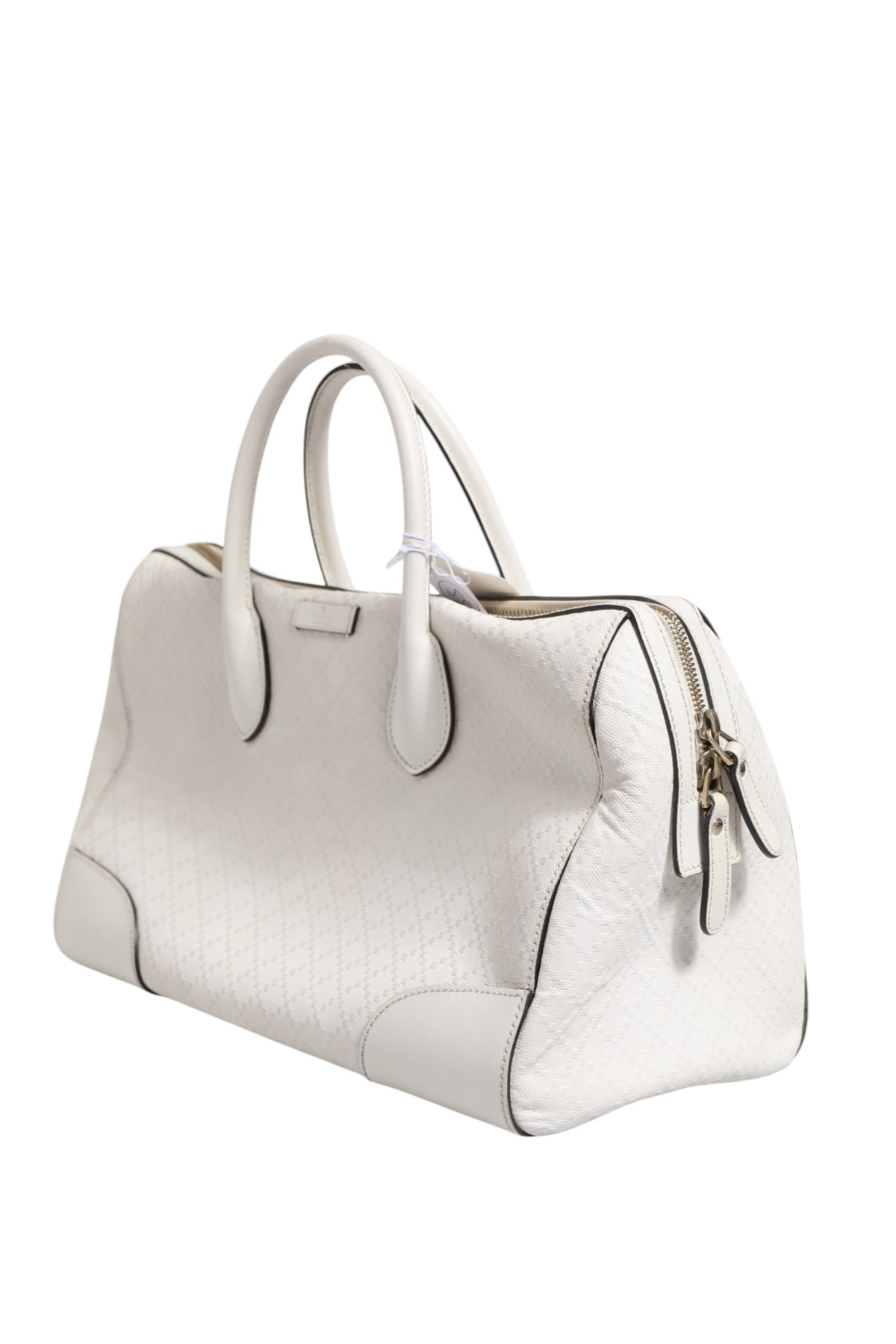 Gucci | Medium Diamante Leather Boston Bag