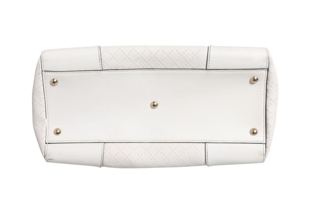 Gucci | Medium Diamante Leather Boston Bag