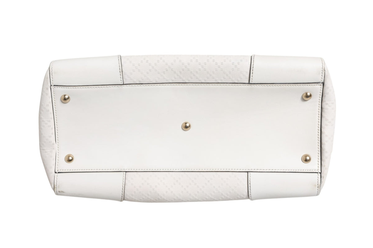 Gucci | Medium Diamante Leather Boston Bag