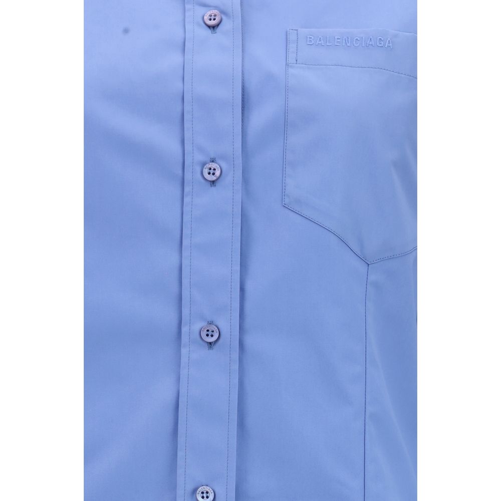 Balenciaga | Blue Cotton Shirt