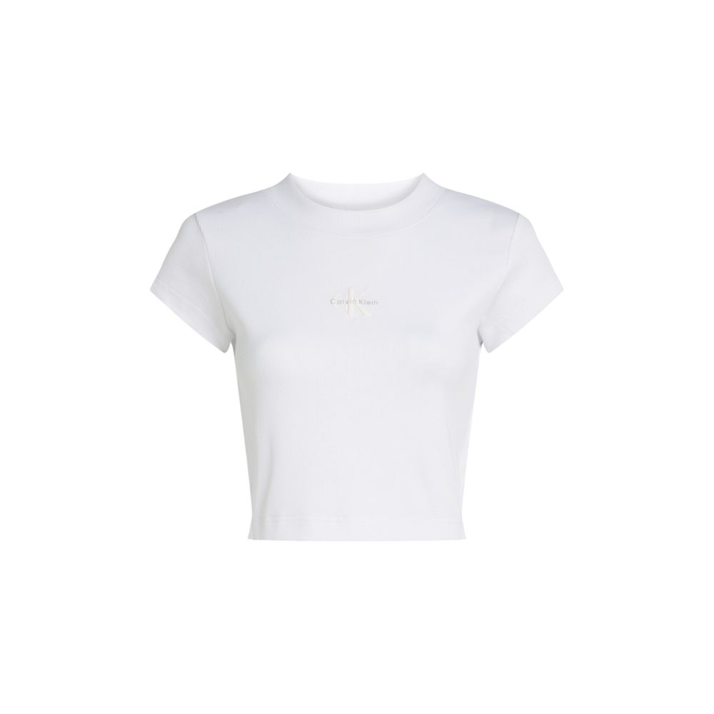 Calvin Klein Jeans | White Cotton T-Shirt