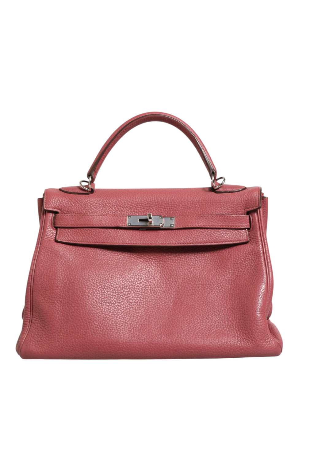 Hermès | Kelly 32 Rouge H Togo Retourne Palladium