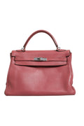 Hermès | Kelly 32 Rouge H Togo Retourne Palladium