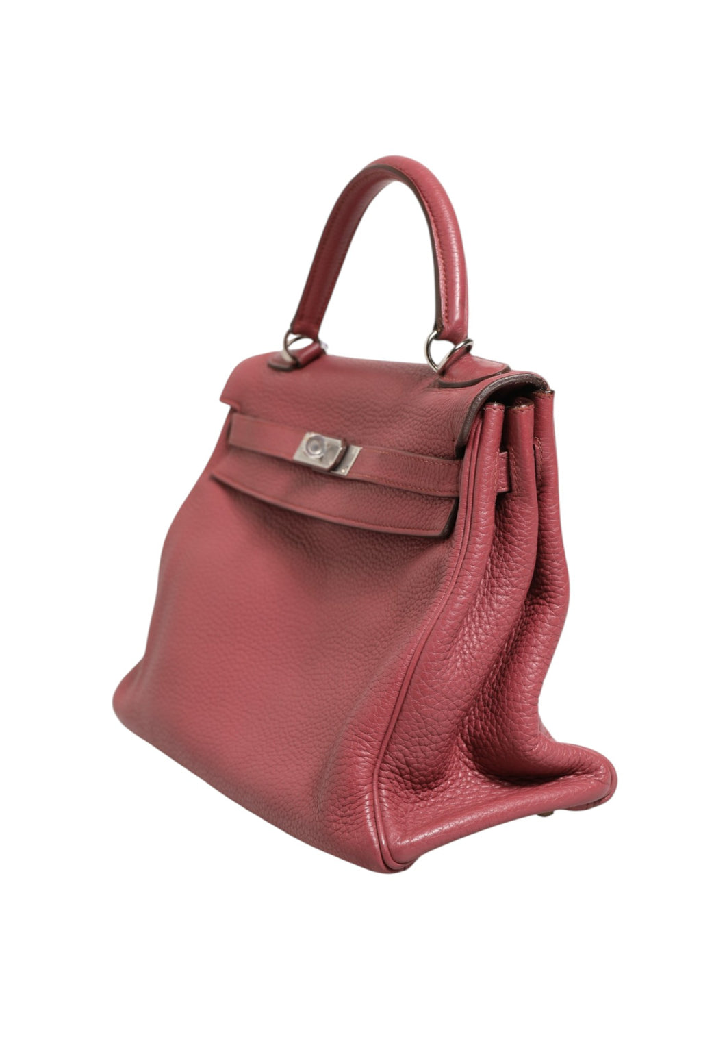 Hermès | Kelly 32 Rouge H Togo Retourne Palladium