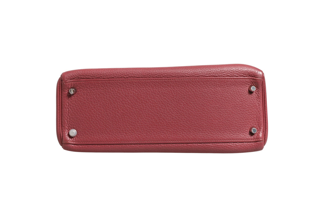 Hermès | Kelly 32 Rouge H Togo Retourne Palladium