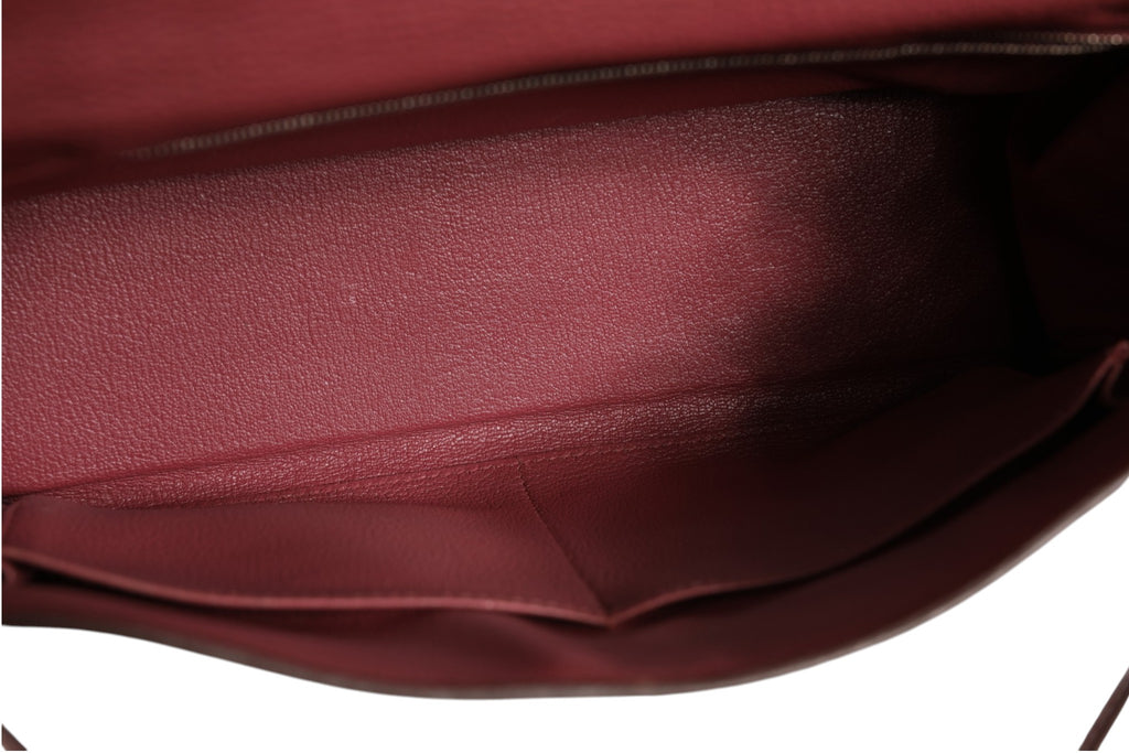 Hermès | Kelly 32 Rouge H Togo Retourne Palladium