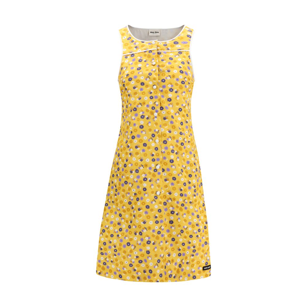 Miu Miu | Multicolor Cotton Casual Dress