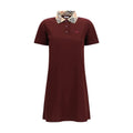 Burberry | Bordeaux Cotton Casual Dress
