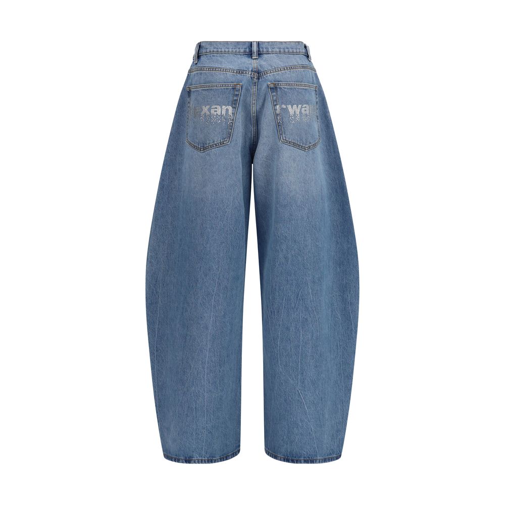Alexander Wang | Blue Cotton Jeans Denim