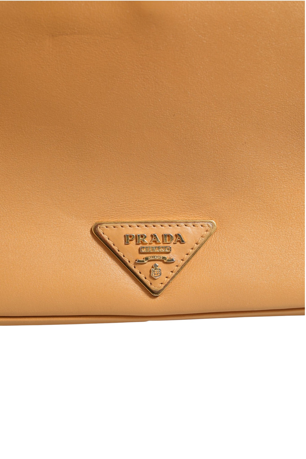Prada | Sidonie Beige Pebble Leather shoulder bag