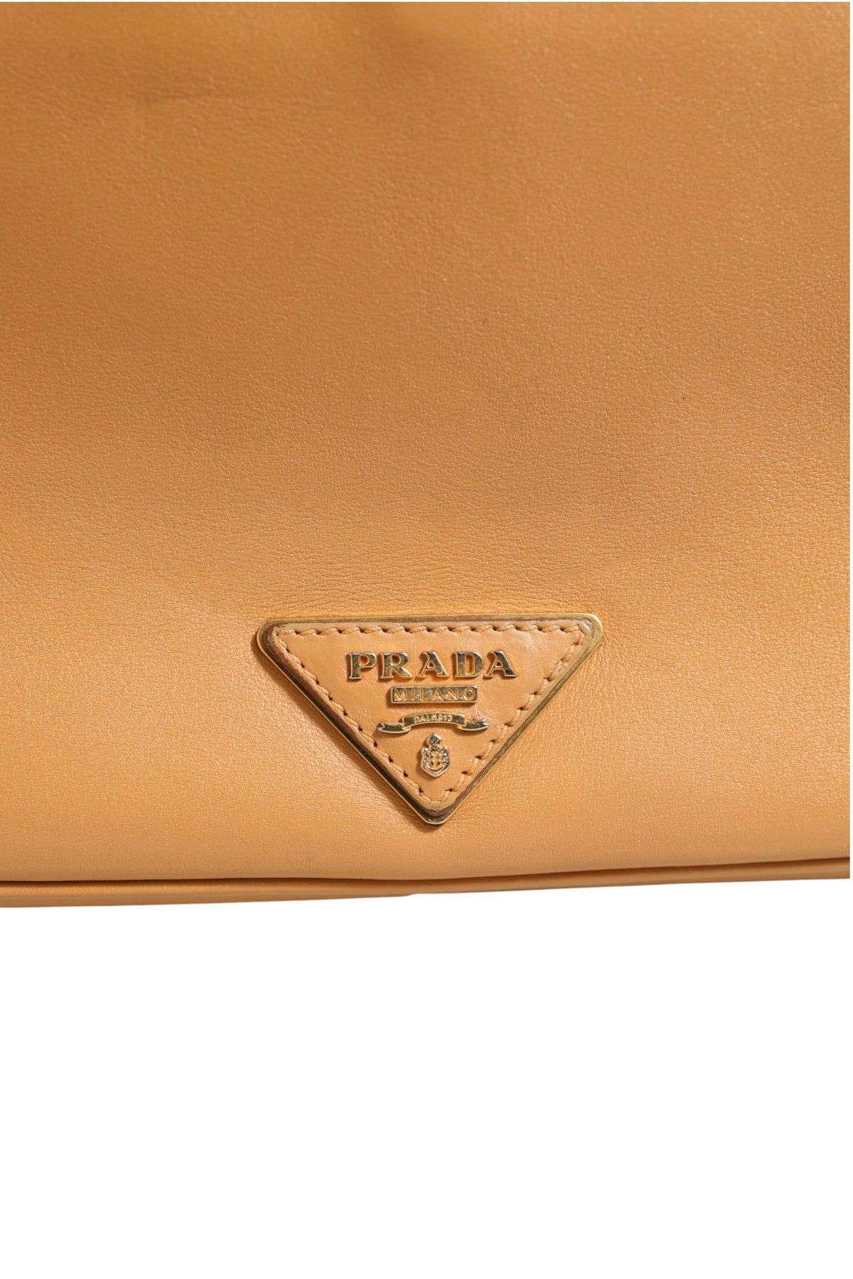 Prada | Sidonie Beige Pebble Leather shoulder bag