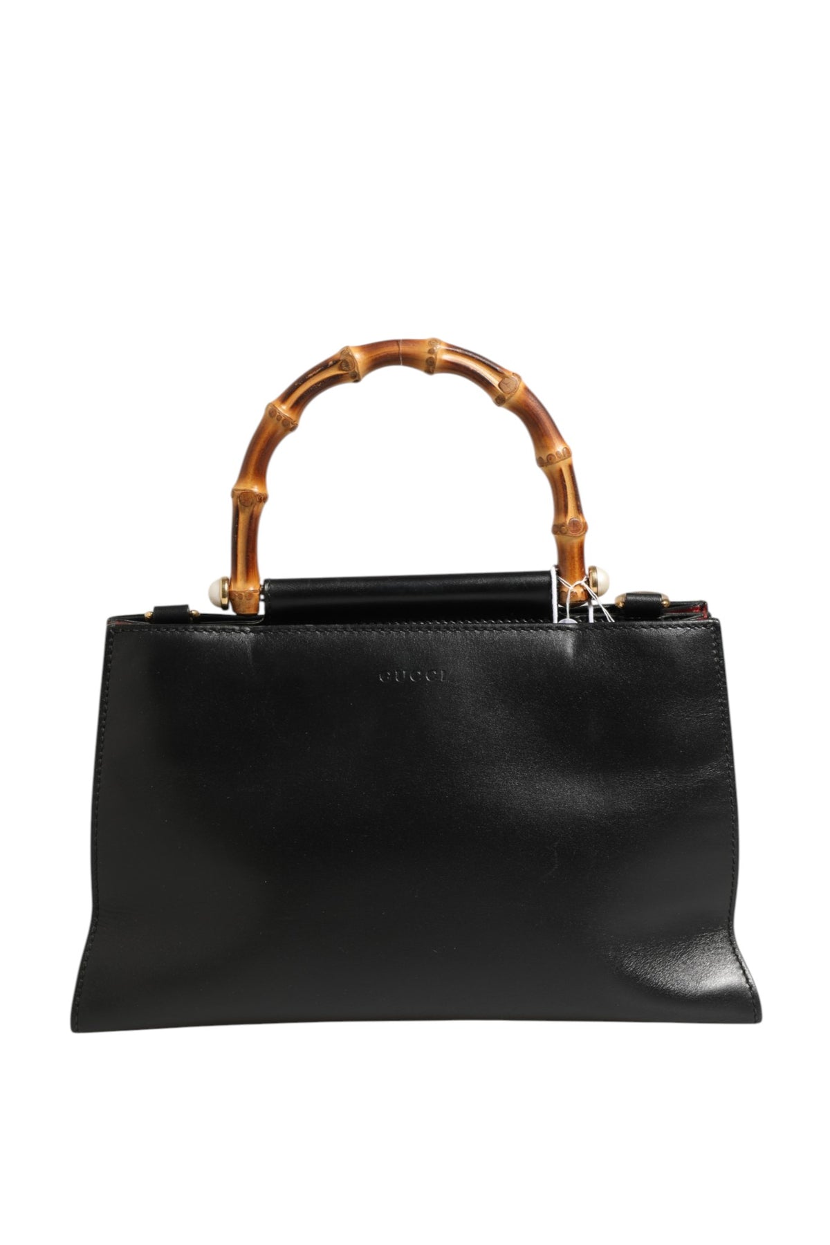 Gucci | Nymphaea Bamboo Top Handle Leather Bag