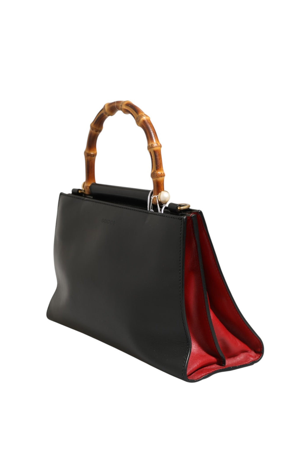 Gucci | Nymphaea Bamboo Top Handle Leather Bag