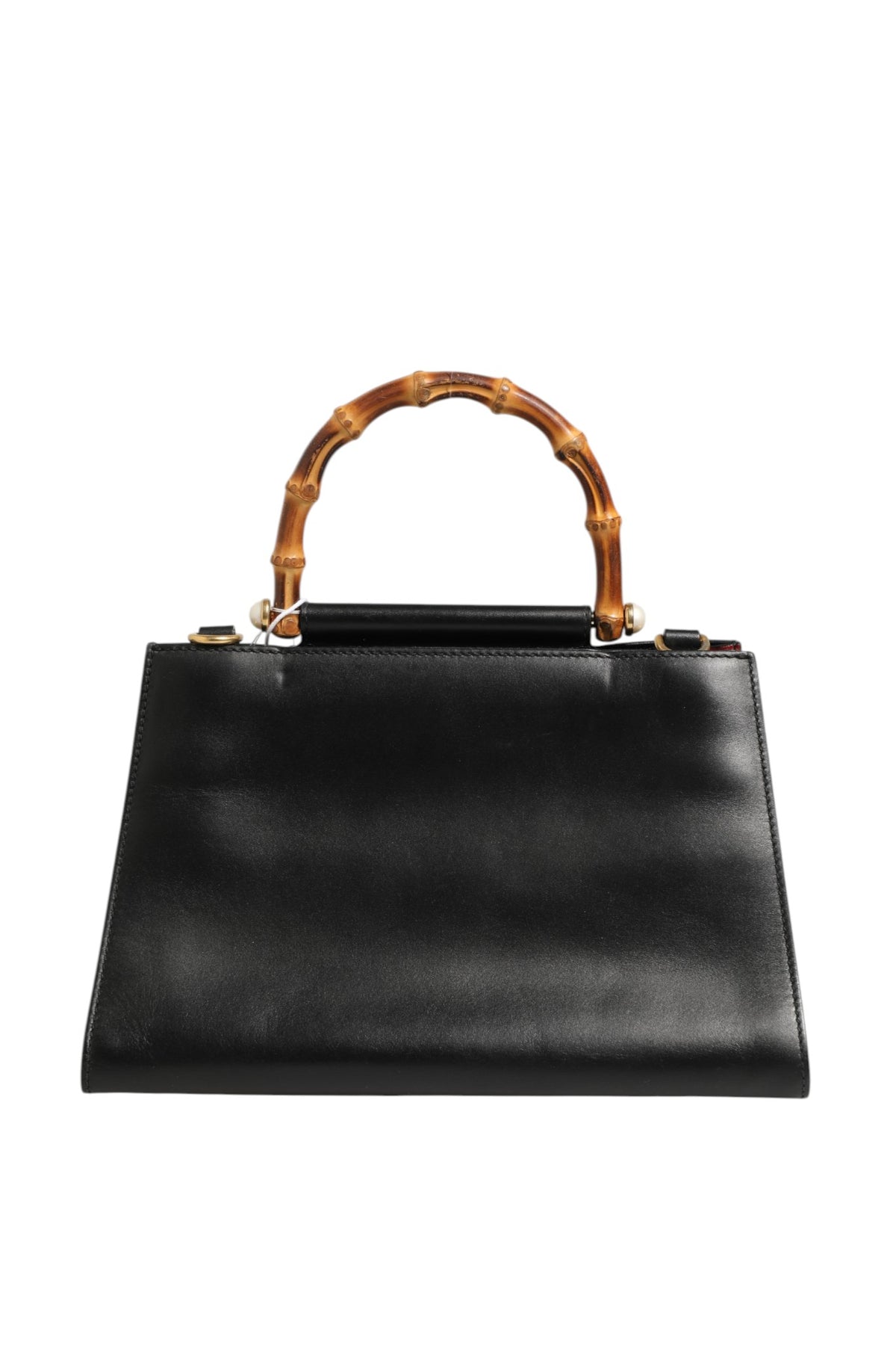 Gucci | Nymphaea Bamboo Top Handle Leather Bag