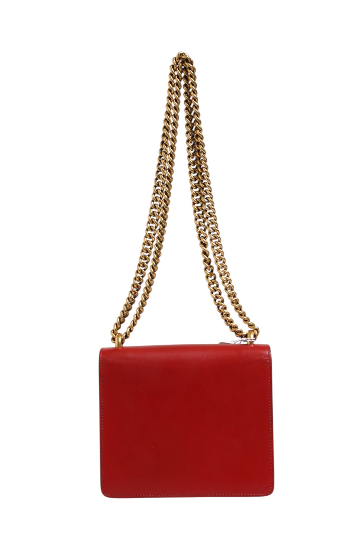 Gucci | Marmont small shoulder bag in Rosso Ancora red leather