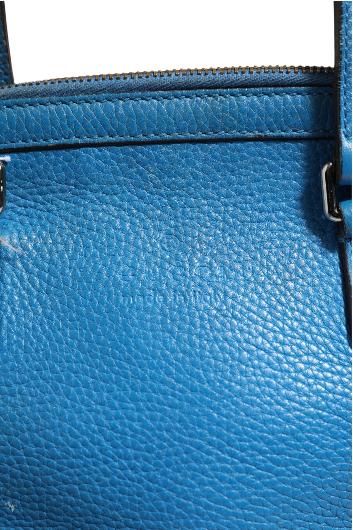 Gucci | Blue Leather Dome Handbag