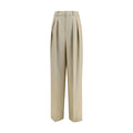 Saint Laurent | Beige Wool Oves Aries Dress Pants