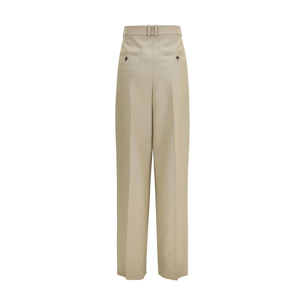 Saint Laurent | Beige Wool Oves Aries Dress Pants