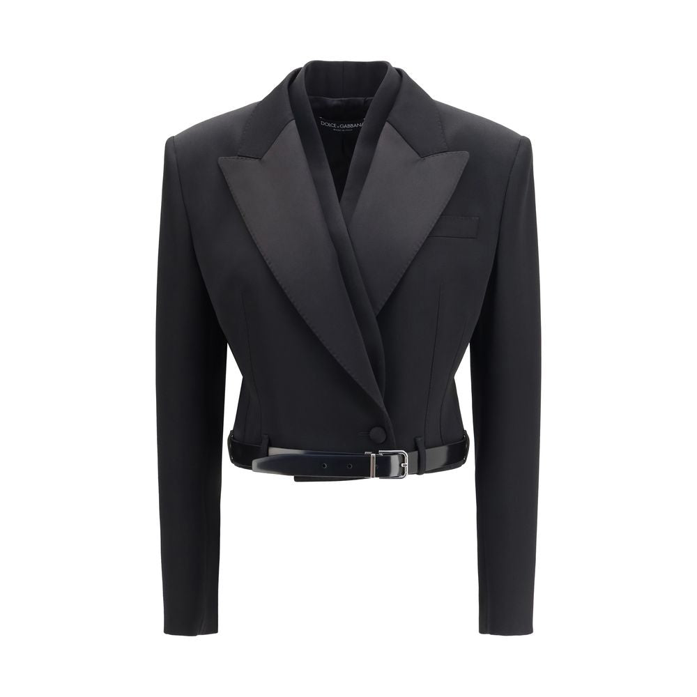 Dolce & Gabbana | Black Wool Oves Aries Jacket