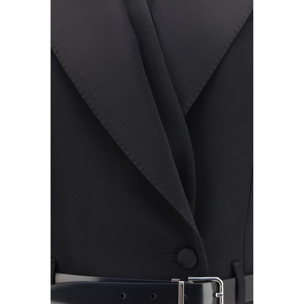 Dolce & Gabbana | Black Wool Oves Aries Jacket