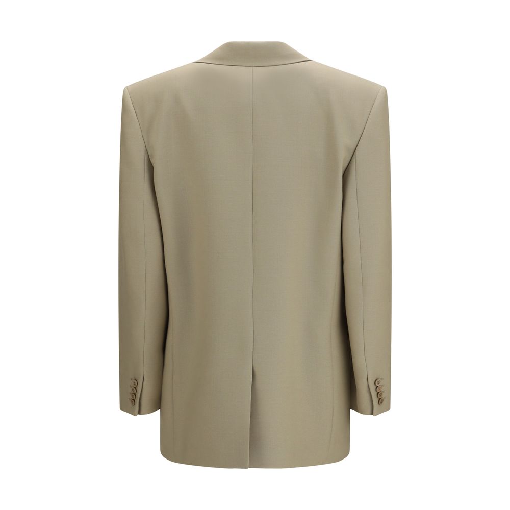Saint Laurent | Beige Wool Oves Aries Blazer