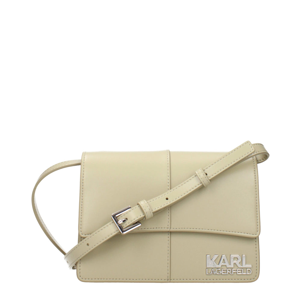 Karl Lagerfeld | Green Polyethylene Crossbody Bag