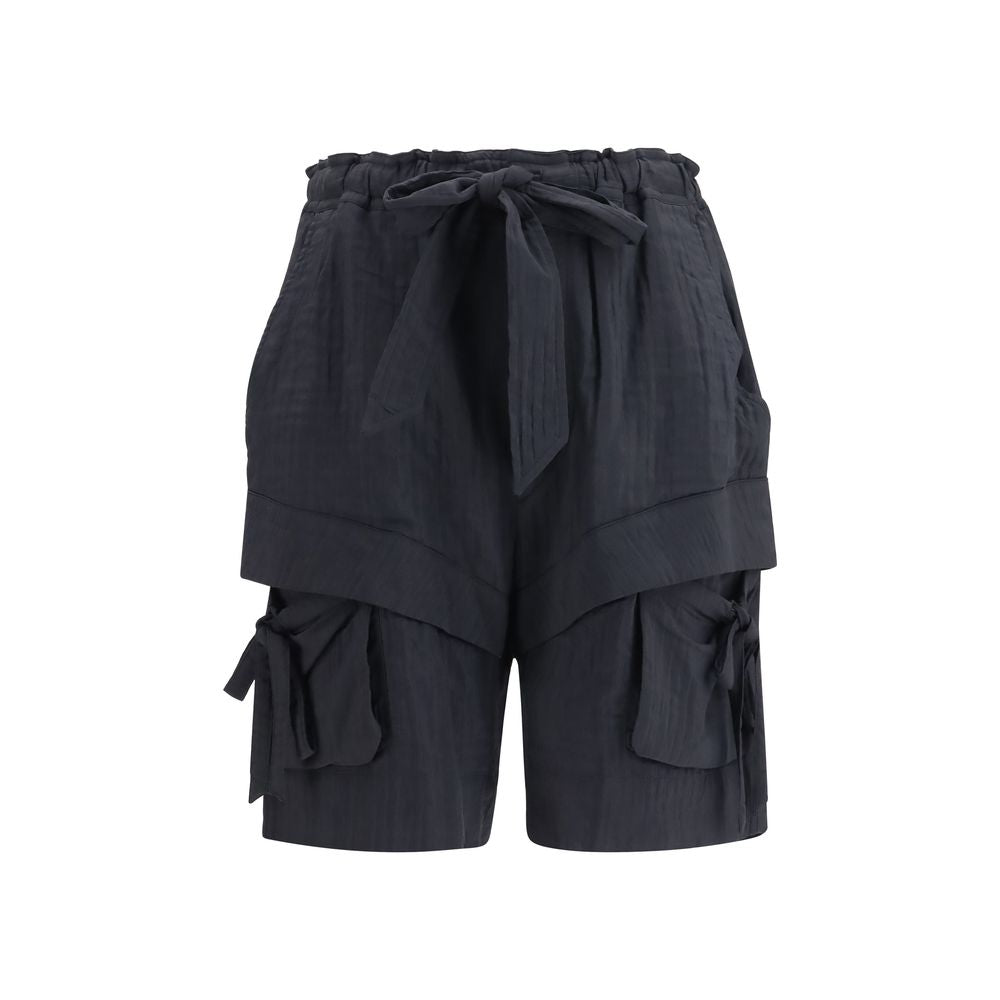 Isabel Marant Étoile | Black Viscose Bermuda Shorts